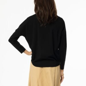 Black Dolman Long Sleeve T-Shirt - Image 3