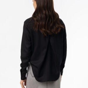 Black High Low Blouse - Image 3